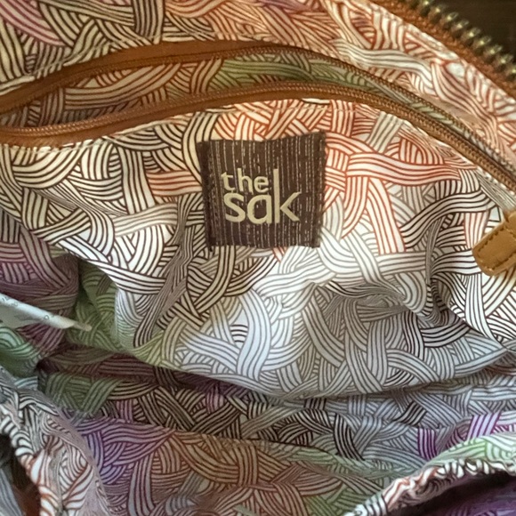 THE SAK Cognac Leather Crossbody - Picture 12 of 16